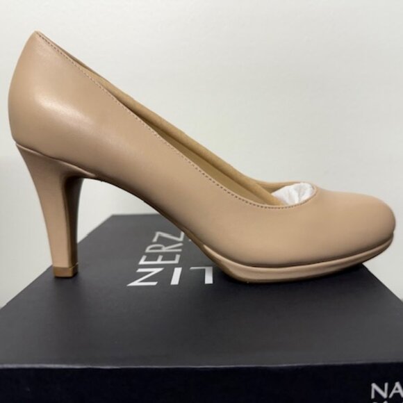Naturalizer Womens Michelle Taupe Classic High Heel Pump - Picture 3 of 3